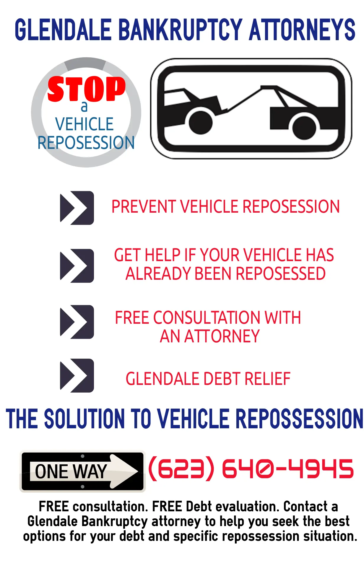 infographic: stop vehicle repossession in Glendale, Arizona
